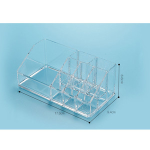 <b>ACRYLIC</b> PLASTIC COSMETICS STAND RIGHT HINGED 17X9CM - Product Image 2