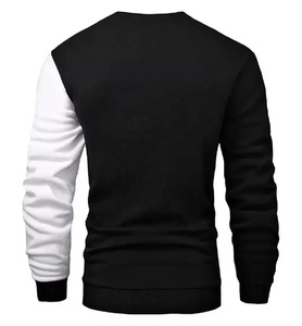 Ropa personalizada para hombre, sudadera de algodón con cuello redondo, logotipo en blanco, comodidad cálida, alta calidad, venta al por mayor, sudadera con estampado de peso ligero - Product Image 3