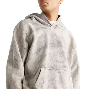 Popular Style Winter Vintage <b>Hoodies</b> for Men Blank Custom Vintage Distressed <b>Hoodies</b> Unisex Premium Basicscotton Blended <b>Hoodies</b> - Product Image 2