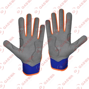 Guantes de bateo de béisbol de cuero personalizados unisex guantes de bateo transpirables y antideslizantes en precio al por mayor - Product Image 4