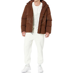 Vestes matelassées en nylon pour hommes, style personnalisé 2025, respirantes, séchage rapide, haute qualité, manches longues, col à capuche, saison hivernale - Product Image 6