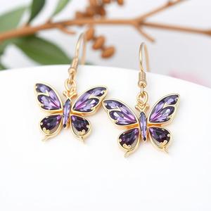 เครื่องประดับเงินสุดหรูที่ทันสมัยต่างหูพู่ห้อยประดับเพชรคริสตัลรูปหยดน้ำ925เงินแท้ - Product Image 3