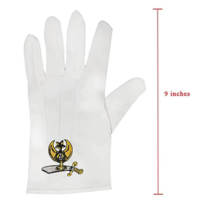 Gants maçonniques en gros d'usine de Offre Spéciale personnalisés - Product Image 4