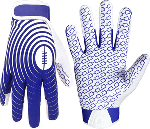 Gants de Football Américain Professionnels Personnalisés pour Jeunes, en Polyester et Spandex, Antidérapants, Protection UV, Vente en Gros - Product Image 6