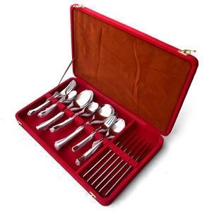 Ensemble de couverts en acier inoxydable à motif de rose, formes et designs personnalisés de haute qualité pour les fêtes, faible MOQ - Product Image 3