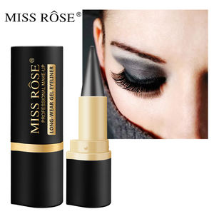 Mayorista <span class=keywords><strong>MISS</strong></span> ROSE Maquillaje Orgánico Negro Gel Delineador de Ojos Impermeable Libre de Crueldad Larga Duración 4 Colores Negro Gel Delineador de Ojos - Product Image 4