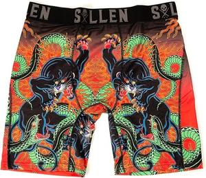 Caleçon taille haute pour homme Christos Tattoo Graphic Short de style de vie respirant et sans couture avec logo confortable à la taille - Product Image 1