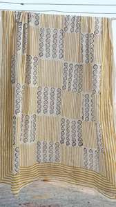 100% coton Jaipuri main bloc imprimé écharpe traditionnelle artisanale écharpe Boho Chic léger à la main doux coton écharpe - Product Image 2