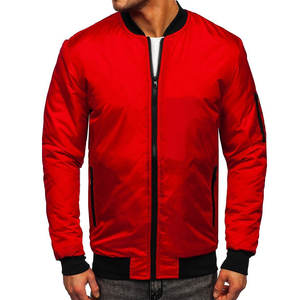 Blousons de bombardier à manches longues coupe-vent décontractés pour hommes avec logo à l'avant à capuche pour garçons vente en gros sur mesure - Product Image 2