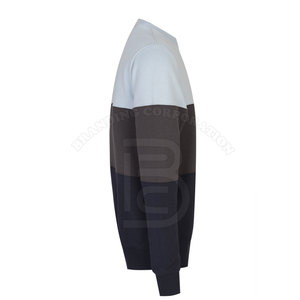 Sweatshirts pour hommes Sweat-shirt en coton en tissu personnalisé Sweat-shirt uni personnalisé Vêtements de sweat-shirt pour hommes - Product Image 3