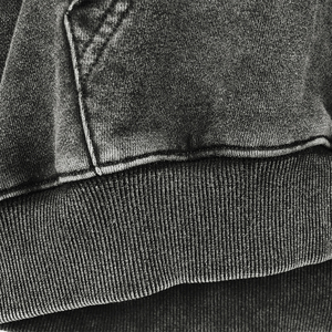 French Terry Suministro de ropa para hombre Sudadera con capucha lavada vintage en blanco Ropa personalizada Logo Sudaderas con capucha de gran tamaño - Product Image 4