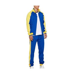 Vêtements d'entraînement personnalisés 2 pièces Jogging Confortable costumes à capuche à fermeture éclair simple ensemble deux pièces survêtements pour hommes - Product Image 2