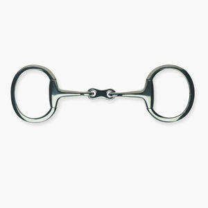 Caballo ecuestre Bradoon Propósito Cómodo anillo suelto Snaffle Acero inoxidable boca de caballo bits Inglés bit - Product Image 4