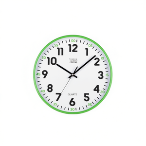 YES TIME Horloge murale verte 30 cm 00720YV - Product Image 2