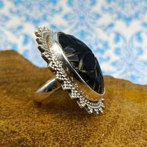 Anillo fino de Plata de Ley 925 más vendido con piedra preciosa de cuarzo ahumado marrón Natural OCASIÓN DE BODA precio bajo - Product Image 3