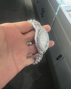 Moissanite นาฬิกาเพชรที่ดูน้ำแข็ง, นาฬิกาเพชร Moissanite ระบบอัตโนมัติสุดหรู - Product Image 4