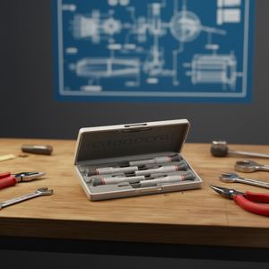 Jeu de tournevis Facom Micro-tech 5-en-1 comprenant des embouts plats et cruciformes - Product Image 3