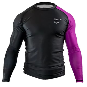 Ropa Deportiva Unisex de Manga Larga con Protección Solar, Secado Rápido y Transpirable, para Artes Marciales, con Logotipo Delantero/Trasero, Spandex/Nailon - Product Image 1