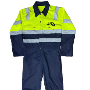 Traje DE SEGURIDAD reflectante de alta visibilidad con tela impermeable duradera y diseño transpirable para ropa de trabajo - Product Image 1