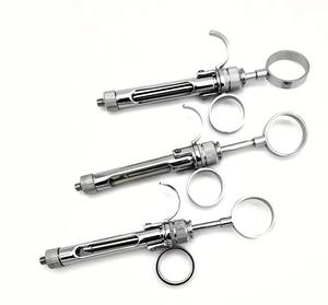 Ensemble de 3 seringues dentaires aspirantes de 2,5 ml avec poignée annulaire, outils d'injection dentaire en acier inoxydable - Product Image 5