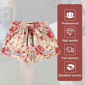 2025 Custom Men's Gym Polyester Shorts High Quality Sublimation Printed Sunflower Pattern Double <b>Layer</b> Mesh High Quality Men's - Product Image 6