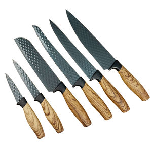 Ensemble de couteaux de chef japonais à manche en bois - Product Image 5