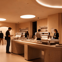 Meubles de salon, présentoir LED, comptoir de caisse, équipement de salon de beauté, armoire de rangement, mobilier de bar, restaurant
