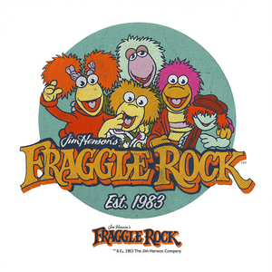 T-shirt ajusté pour femme avec logo Fraggle Rock, col à nœud, taille XS, en coton, coupe courte, respirant, avec lettres et rivets en forme de losange - Product Image 3