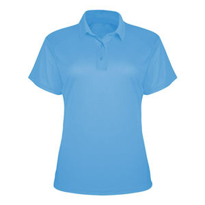 Polos pour femmes de qualité supérieure, unis, simples, prix de gros, polos pour femmes en polyester personnalisés - Product Image 1