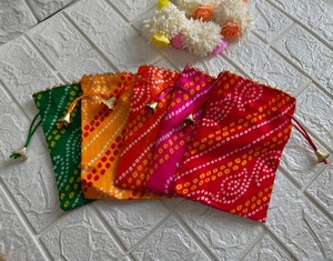 กระเป๋า Polti bandhej กระเป๋าหูรูดสีสันสดใสสำหรับงานแต่งงานงานเลี้ยงงานเลี้ยงฉลองเจ้าสาว - Product Image 3