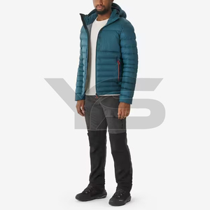 Veste bomber softshell d'hiver pour homme, respirante, imperméable, coupe-vent, fermeture éclair, option taille plus, tissu épais 100% polyester - Product Image 3