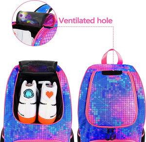 Sac à dos de sport pour le basketball, le football, le volleyball, le gymnase, avec compartiment pour chaussures et ballon, sacs de sport - Product Image 3