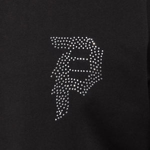 Mode strass hommes sweats à capuche pull surdimensionné coton polaire goutte épaule poids lourd personnalisé Streetwear OEM - Product Image 6