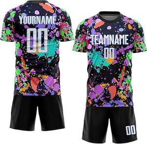 ชุดชุดฟุตบอลชุดทีมฟุตบอลระบายอากาศได้ดีชุดทีมชุดเล่นเกมสำหรับผู้ชายและเยาวชน - Product Image 1