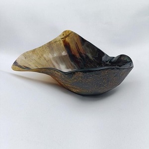 Bol en corne de buffle naturel authentique de style élégant pour servir des fruits, des nouilles, des desserts, pour la maison, l'hôtel, la vaisselle - Product Image 5