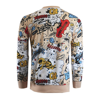 Prix de gros – Sweat-shirt homme automne à sublimation, design logo personnalisé, essentiel, anti-rétrécissement, 100 % coton biologique, coupe oversize