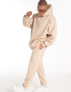 Survêtements personnalisés poids lourd 600 GSM pour hommes 100% coton polaire Baggy Hoodie & Sweatpants Survêtement pour hommes survêtements à épaules tombantes - Product Image 3