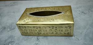 Soporte para caja de pañuelos de latón hecho a mano con acabado Vintage para una decoración elegante del Hogar disponible a precio mayorista - Product Image 3