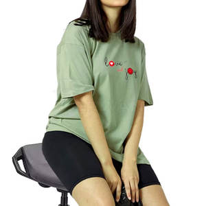 Último estilo, ropa de verano, camiseta informal de gran tamaño para mujer, camiseta de secado rápido cómoda para mujer, camiseta de gran tamaño - Product Image 3