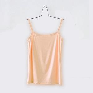 Camiseta sin mangas para mujer, camisolas informales de verano, camiseta para mujer, chaleco recortado con tirantes finos, moda femenina, algodón sintético - Product Image 1