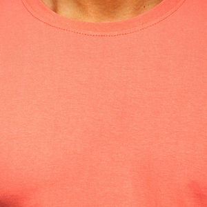 Nouveaux T-shirts à manches courtes en coton biologique pour hommes, coupe ajustée, col rond, impression de logo simple, fabrication directe, service OEM, 2026 - Product Image 6