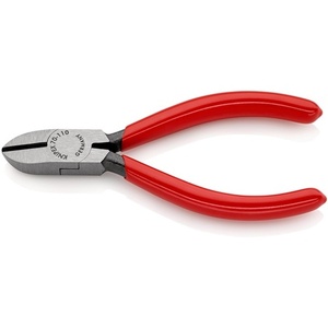 KNIPEX 110mm <b>Polished</b> Head Side Cutters with <b>Plastic</b> Coating Knives & Tools - Product Image 1