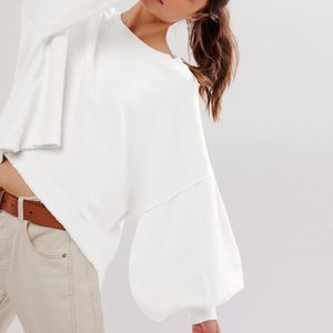 Sudadera de mujer de manga larga de algodón de alta calidad con logotipo personalizado, ropa informal Lisa transpirable sostenible para mujer para invierno - Product Image 4