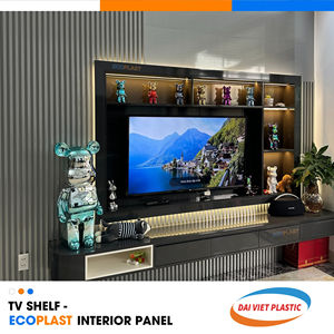 Panneau intérieur SPC résistance aux moisissures résistant aux termites étagère TV Vietnam principale usine de fabrication - Product Image 4