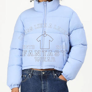 FANTASY WEAR Veste matelassée pour homme de haute qualité, personnalisée, avec capuche amovible, logo de designer, noire, coupe oversize - Product Image 1