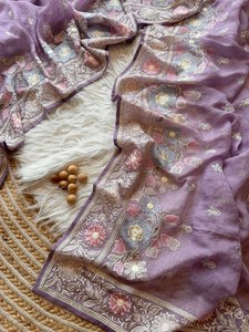 Độc quyền siêu hit thiết kế đoạn đường nối sẵn sàng Hot & khá nhìn mượt nghiền vải <span class=keywords><strong>Saree</strong></span> Bộ sưu tập phong cách Ấn Độ - Product Image 2