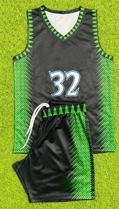 Uniforme de basket-ball unisexe personnalisable de haute qualité, ensemble grande taille et respirant, maillot de basket-ball imprimé d'été - Product Image 2