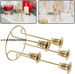 Magnifique chandelier décoratif à 5 bras en fil de fer pour cadeaux d'anniversaire, de Saint-Valentin, de Noël et autres décorations - Product Image 6