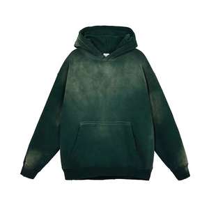 Wholesale 600gsm Heavyweight Unisex Pullover Hoodie <b>Vintage</b> Acid Washed 3D Pattern 80% Cotton 20% Polyester Men's <b>Jumpers</b> - Product Image 4