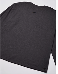 Camiseta de manga larga 100% de algodón para hombre, Camiseta de algodón, fabricación de camisetas de China, novedad de 2023 - Product Image 4